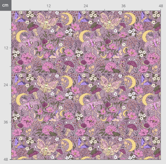 Celestial moth garden
