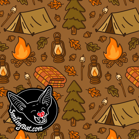 Cosy campsite brown