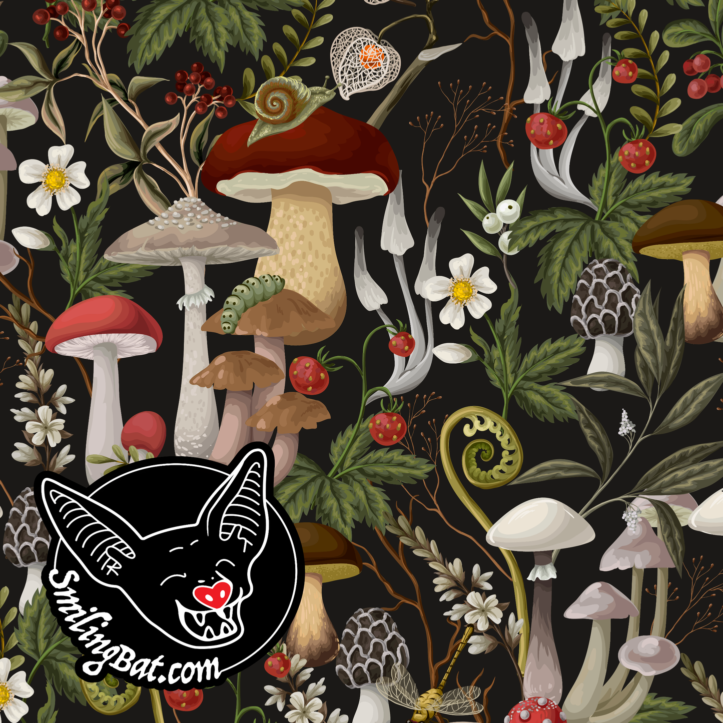 Mushrooms and berry's