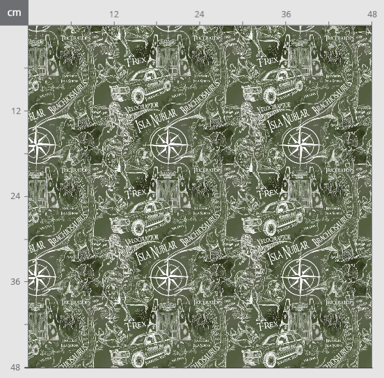 Jurassic map groen