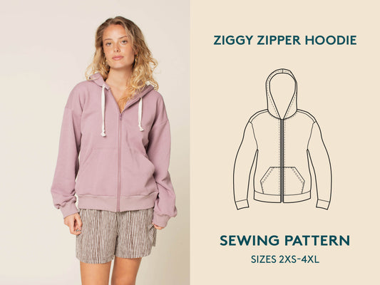 WBM Ziggy zipper hoody